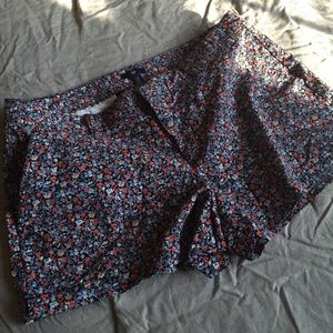 GAP floral shorts - size 14